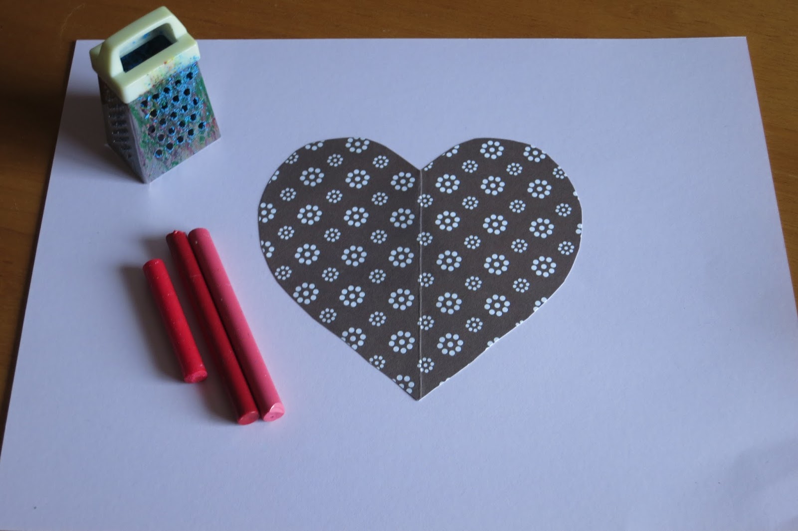 Cindy deRosier: My Creative Life: Melted Crayon Heart Art